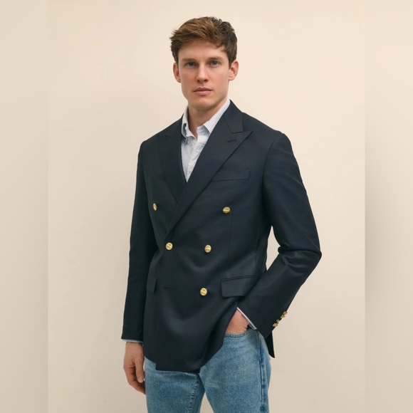 American-Made Classic Fit Double-Breasted 1818 Blazer